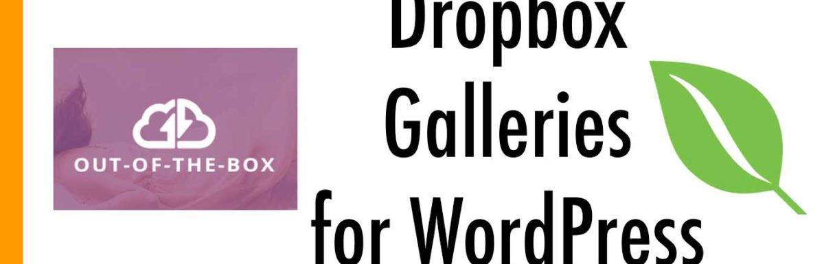 Dropbox Photo Gallery Options for WordPress