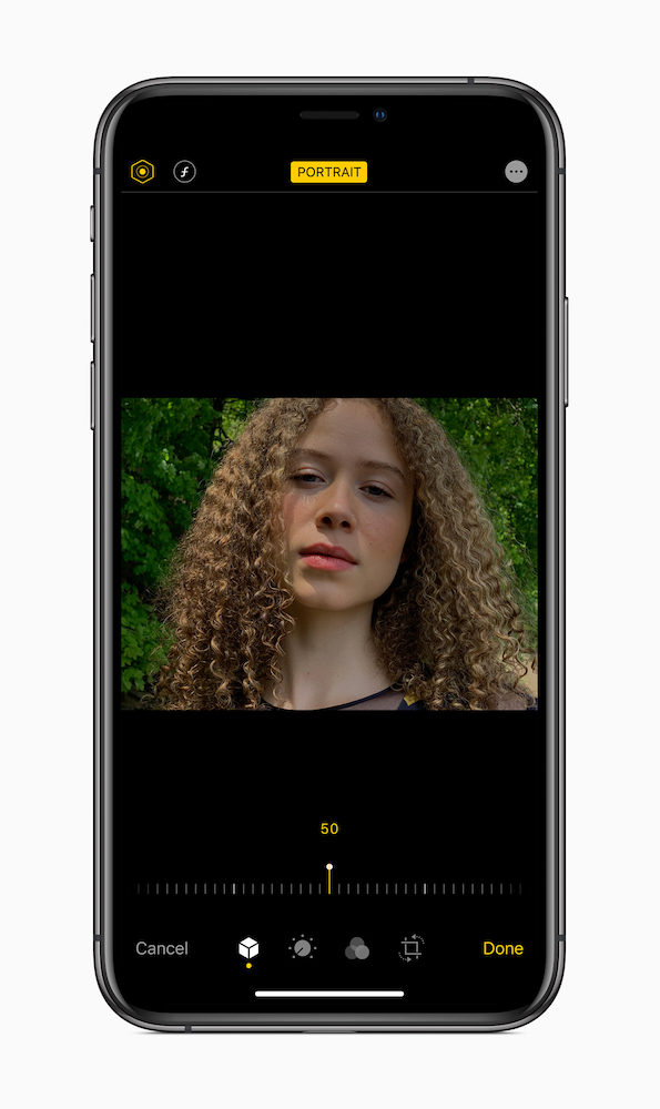 iOS 13 Portrait Editing