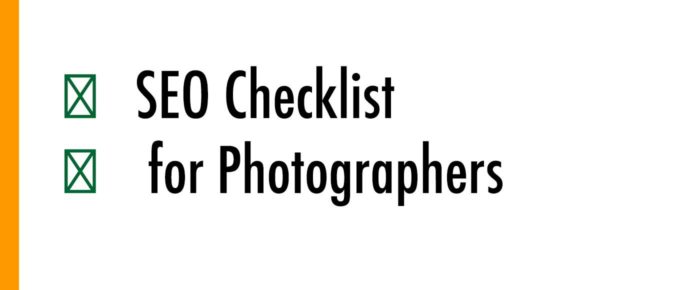 SEO Checklist for Photographers